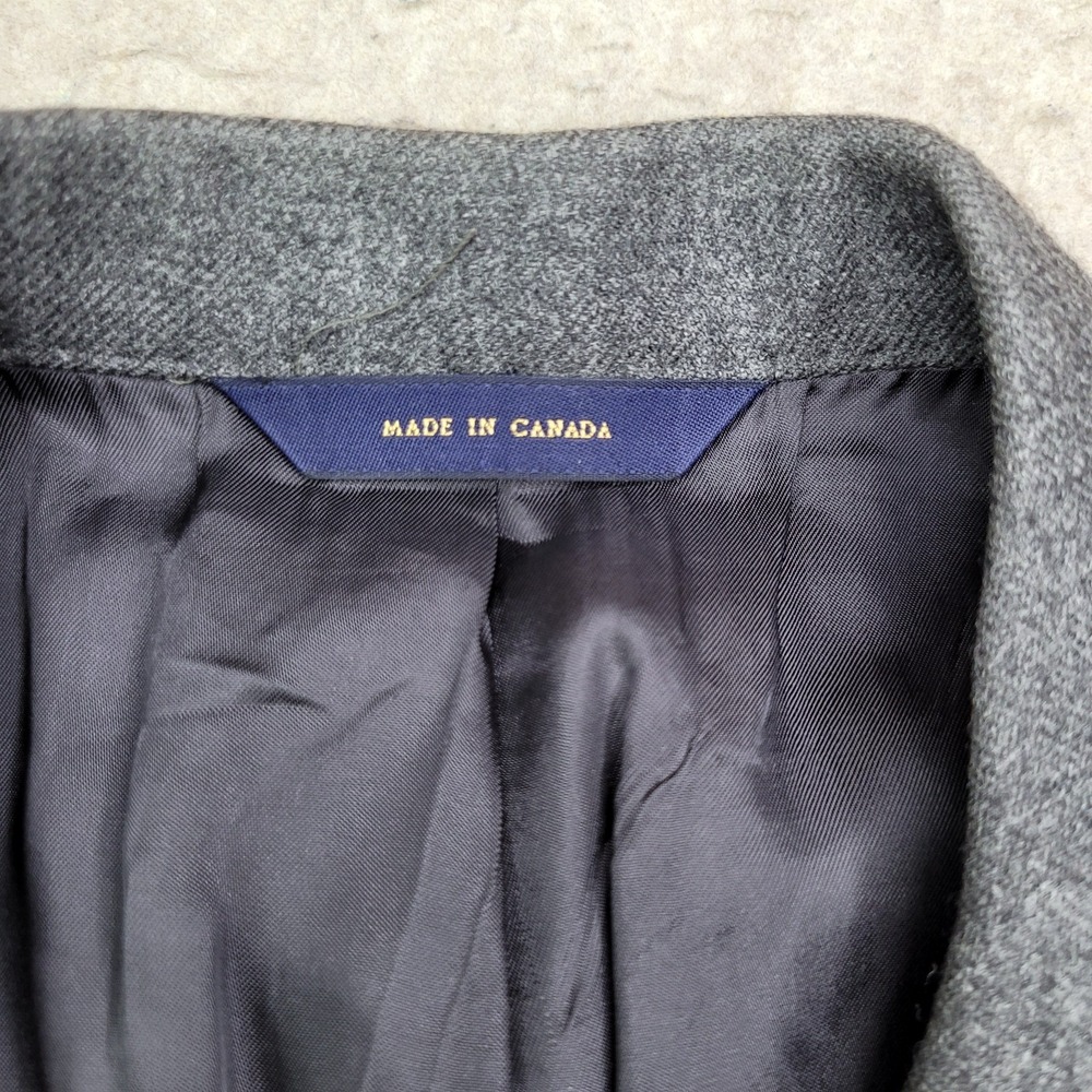 Brooks Brothers Regent Loro Piana Blazer Men 42 R Gray Wool 3 Button Cupro Lined - Picture 2 of 14